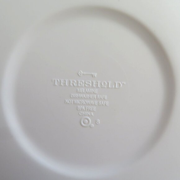 Threshold Red "Merry Everything" Melamine Salad Plates Set Of 2 Dishwasher Safe - Picture 3 of 7